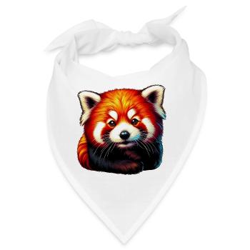Kleiner Panda - Bandana - Weiß - Vorne