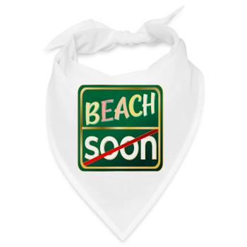 SOMMERURLAUB AM STRAND - Bandana - Weiß - Vorne