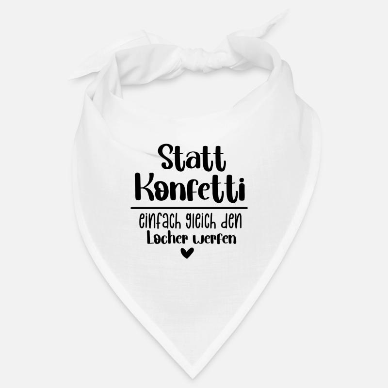 Hole Punch Confetti Throw Bandana
