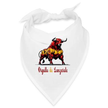 Der Stolz Lanzarote Flagge Design - Bandana - Weiß - Vorne