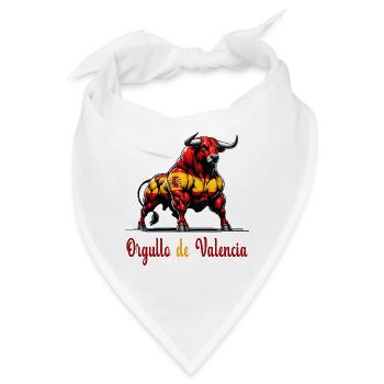 Der Stolz Valencia Flagge Design - Bandana - Weiß - Vorne