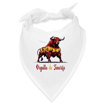 Der Stolz Teneriffa Flagge Design - Bandana - Weiß - Vorne