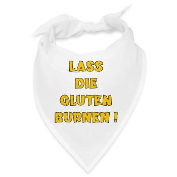 SPORT MOTIVATION GLUTEN - Bandana - Weiß - Vorne