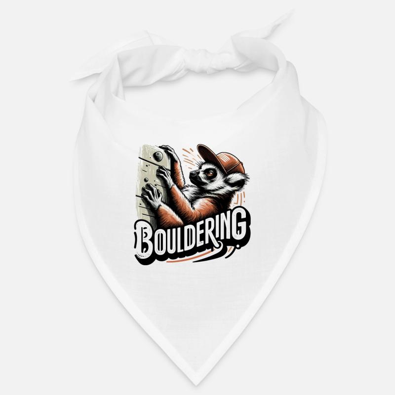 Bouldering Lemur Climbing Gift Bandana