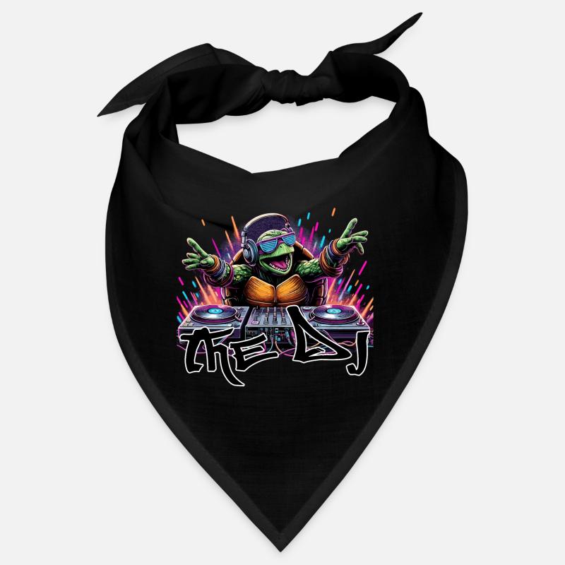 Turtle The DJ Music Gift Bandana