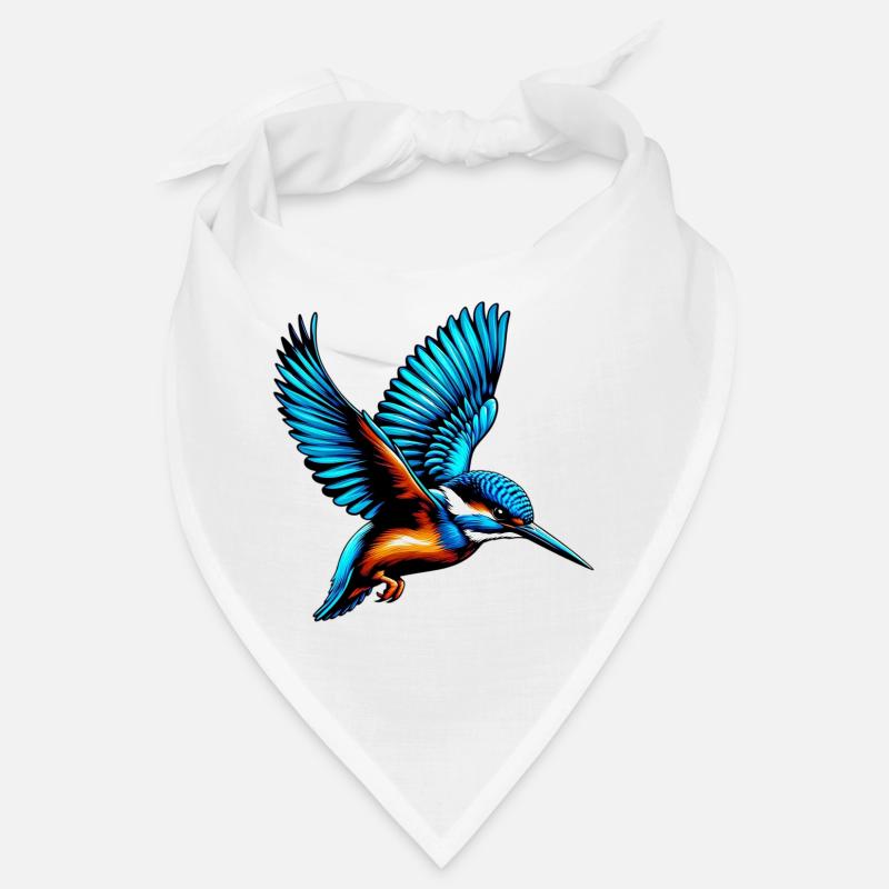 Martin-pêcheur - Bandana - blanc