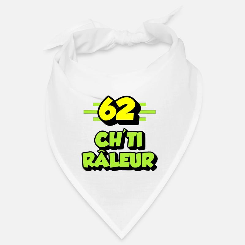 Ch'ti râleur - Bandana - blanc