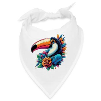 Tukan - Bandana - Weiß - Vorne