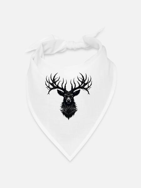 Horns of Darkness - Bandana - Weiß - Vorne