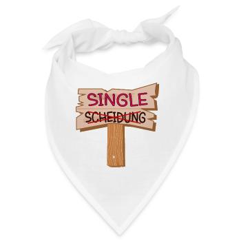 BEZIEHUNG SINGLE SCHEIDUNG - Bandana - Weiß - Vorne