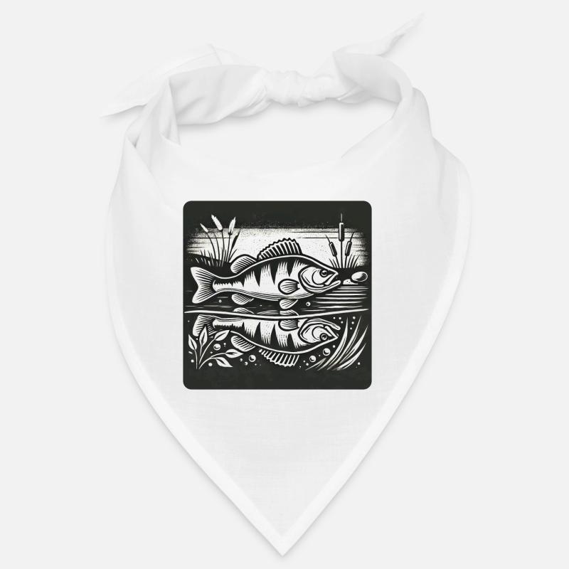 Barsch Raubfisch Design Bandana