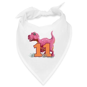 Nr.11 Dino - Bandana - Weiß - Vorne