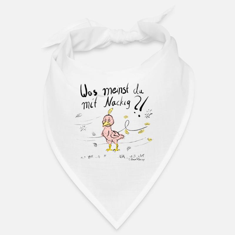 Ein Mausender Vogel im Herbstwind in Farbe Bandana