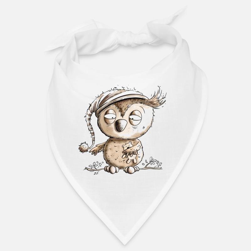 Kleine Nachteule Eule Bandana