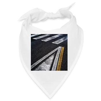 Straßenzeichnungen - Bandana - Weiß - Vorne