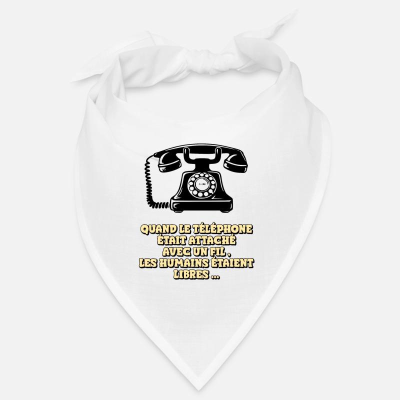 When the phone had a wire Bandana