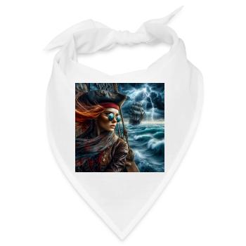 Der Abenteurer der Meere - Bandana - Weiß - Vorne