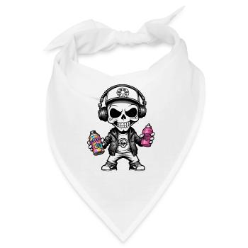 Graffiti Sprayer - Bandana - Weiß - Vorne