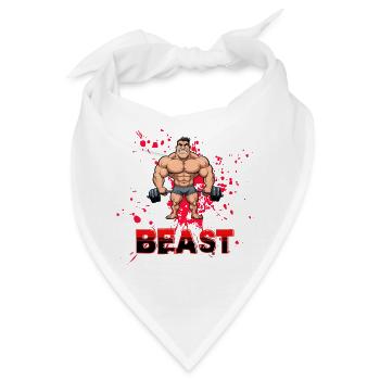 Beast - Bandana - Weiß - Vorne