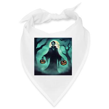 Halloween, Untote, Monster, Beängstigend - Bandana - Weiß - Vorne