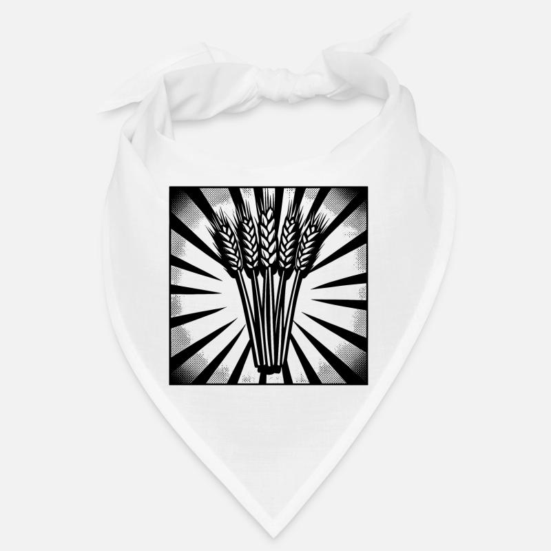 5 épis de blé Highlight Dark Bandana