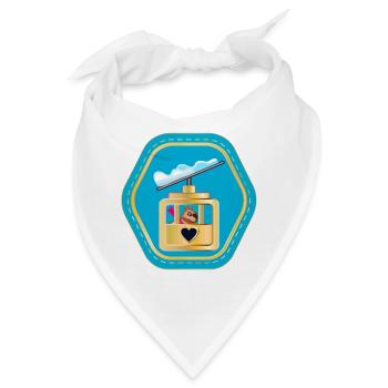 WASSERSCHWEINE SKISPORT GONDELBAHNKABINE - Bandana - Weiß - Vorne