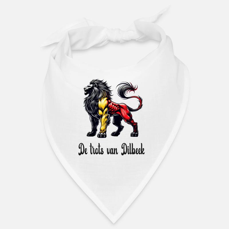 Motif du drapeau lion de Dilbeek Bandana
