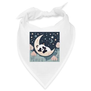 Baby, Säugling, Kind, Baby Poster - Bandana - Weiß - Vorne