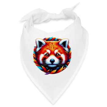 Kleiner Panda - Bandana - Weiß - Vorne