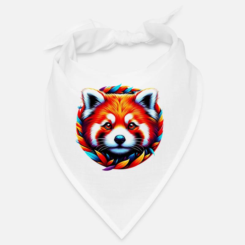 Kleiner Panda - Bandana - Weiß