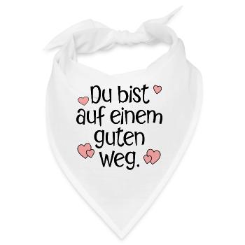 GUTER WEG TRANSFORMATION - Bandana - Weiß - Vorne