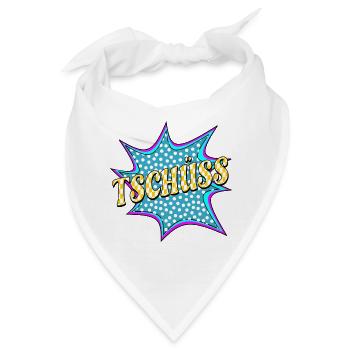 ABSCHIED TSCHÜSS - Bandana - Weiß - Vorne