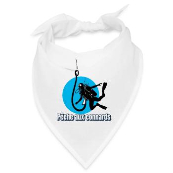 Angeln nach Arschlöchern - Bandana - Weiß - Vorne