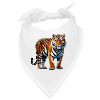 Tiger - Bandana - Weiß - Vorne