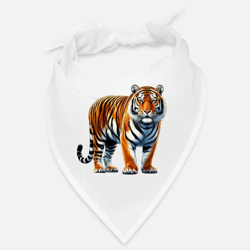 Tiger - Bandana - Weiß