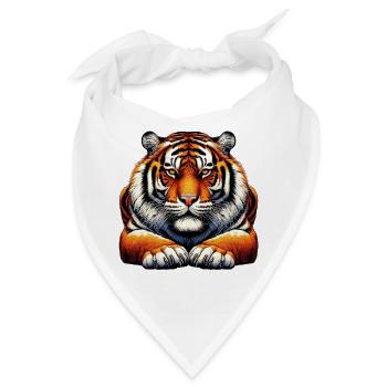 Tiger - Bandana - Weiß - Vorne