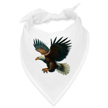Adler - Bandana - Weiß - Vorne