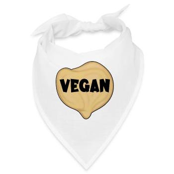 VEGANES PROTEIN KICHERERBSEN - Bandana - Weiß - Vorne