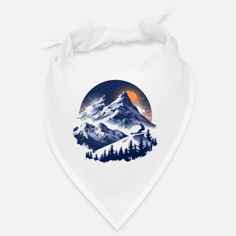 Snowboarding Graphics Bandana