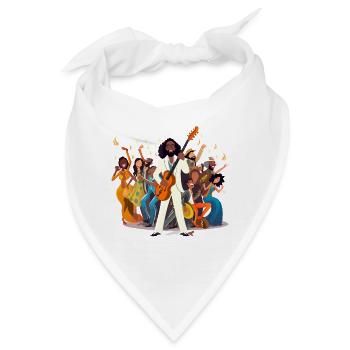 Jazz-Messias - Bandana - Weiß - Vorne
