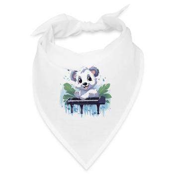 Melodischer Koala - Bandana - Weiß - Vorne