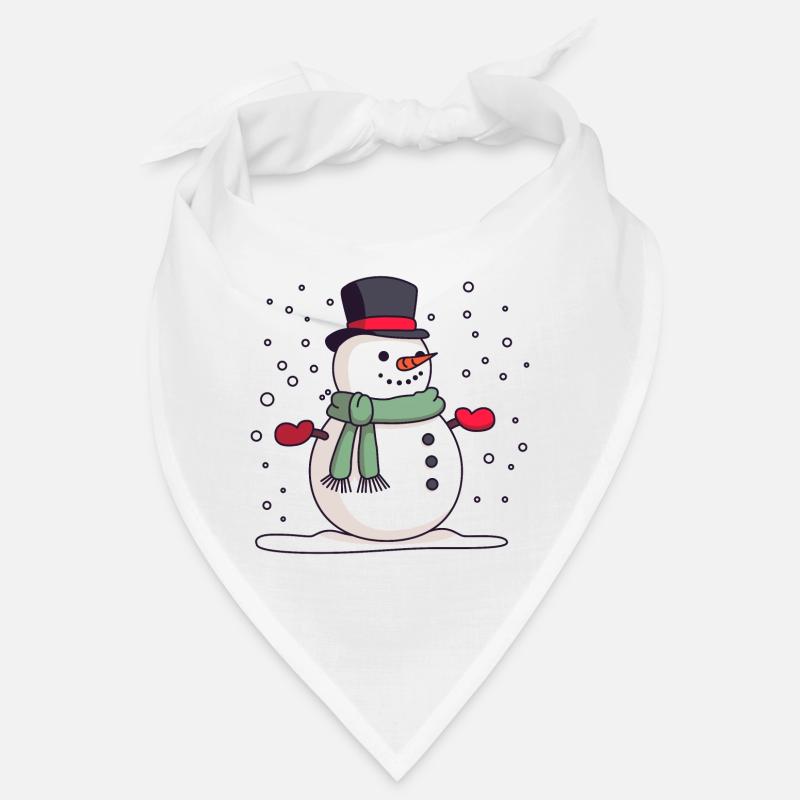 Snowman with hat Bandana