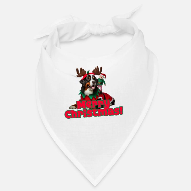 Bouvier Bernois de Noël Bandana