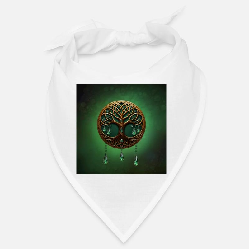 Stilisierter Baum des Lebens Bandana