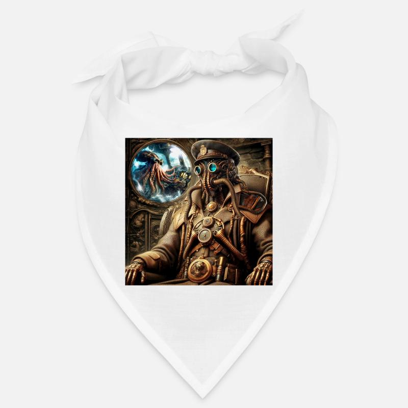 Captain Nemo Steampunk - Bandana - white