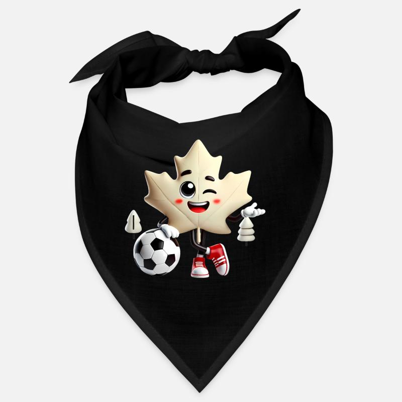 Canada Maple Leaf Soccer Mascot Bandana