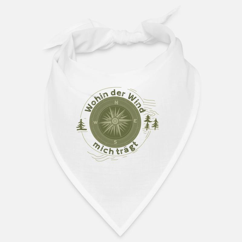 Là où le vent m’emmène – Conception de boussole Bandana