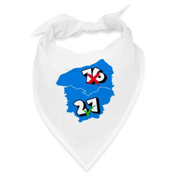 Region Haute-Normandie - Bandana - Weiß - Vorne