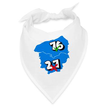 Region Haute-Normandie - Bandana - Weiß - Vorne