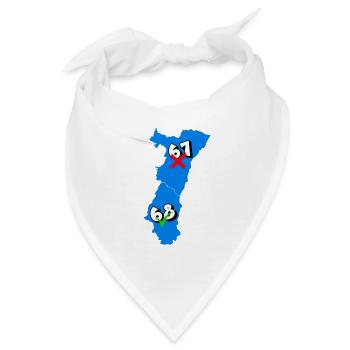 Elsass - Bandana - Weiß - Vorne